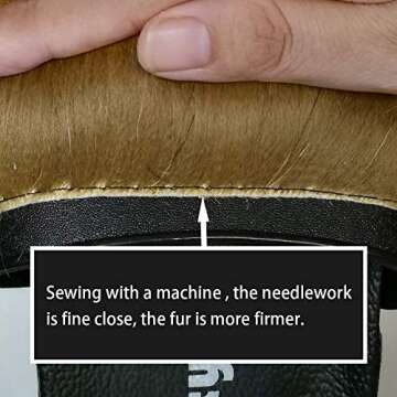 HIPRETTYUS Women's Real Fox Fur Slides, Open Toe Cute Feather Fur Slippers, Indoor or Outdoor Comfortable Furry Slides Sandals With Fluffy Fur And Soft Sole