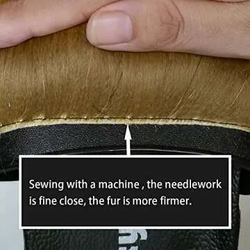 HIPRETTYUS Women's Real Fox Fur Slides, Open Toe Cute Feather Fur Slippers, Indoor or Outdoor Comfortable Furry Slides Sandals With Fluffy Fur And Soft Sole