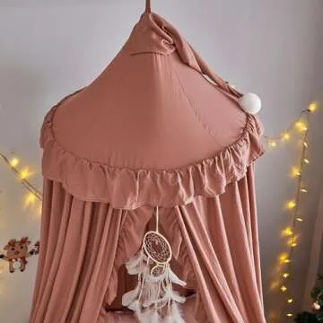 VETHIN Princess Bed Canopy for Kids Rooms Decor