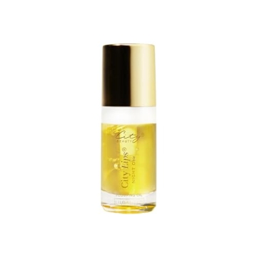 City Beauty City Lips Night Oil - Plump, Hydrate, Restore - Anti-Aging Lip Treatment - Plumping Lip ...