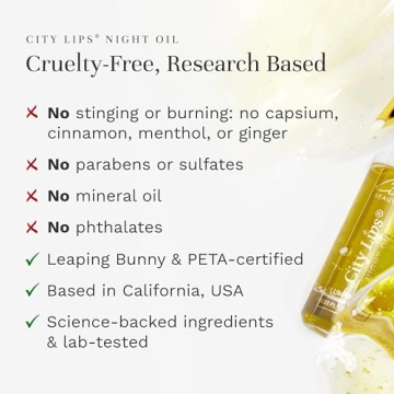 City Beauty City Lips Night Oil for Plump Hydration