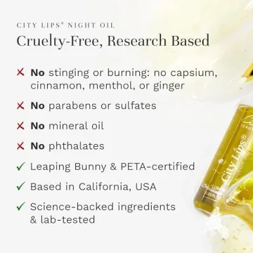 City Beauty City Lips Night Oil for Plump Hydration