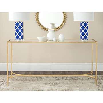 Safavieh Home Collection Antwan Gold Console Table