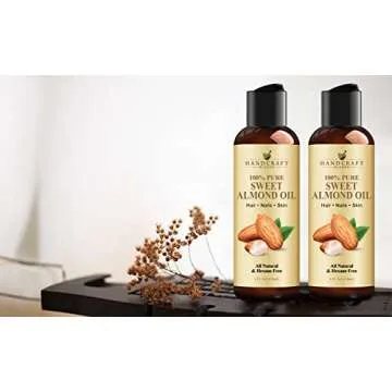 Sweet Almond Oil - Pure Natural 4 Fl Oz Carrier Oil