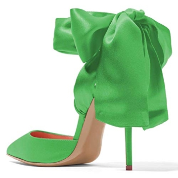 FSJ Women Green Strappy High Heels Sandal - Stylish Comfort