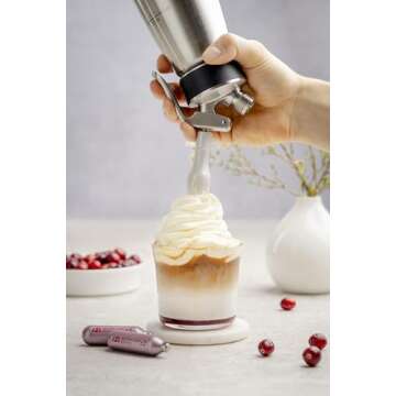 iSi Pro 8.4g Cream Chargers - Pack of 24 - Non-Threaded Cream Whipper Charger Cartridges