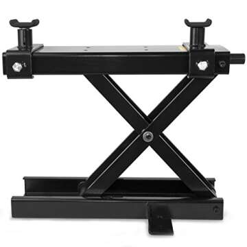 STKUSA 1100Lbs Motorcycle Lift Scissor Wide Stand Center Jack Lift Repair Bike, Cruiser Touring Moto...