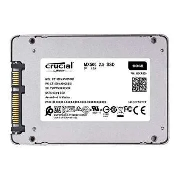 Crucial MX500 1TB 3D NAND SSD - Fast Performance Boost for Your PC