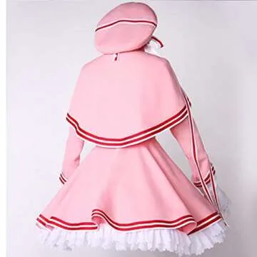 Poetic Walk Anime Pink Dress Cosplay Maid Lolita Costume