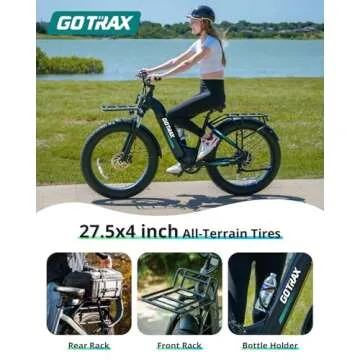 Gotrax R8 Electric Bike with 850W Motor and 65 Miles Range