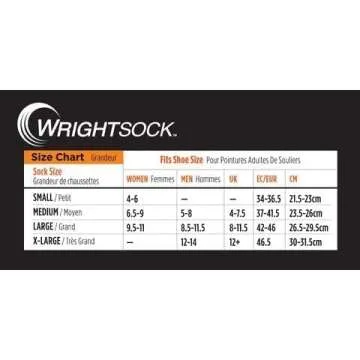 Wrightsock Eco Run Tab Socks | Guaranteed Blister Free | Breathable| Men | Women, Grey/Pink, Medium