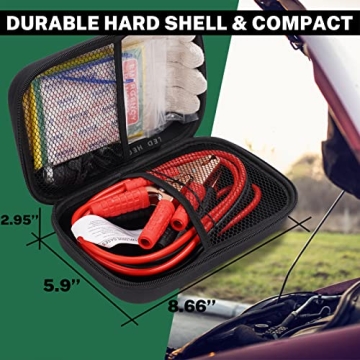Premium Roadside Assistance Kit with Jumper Cables