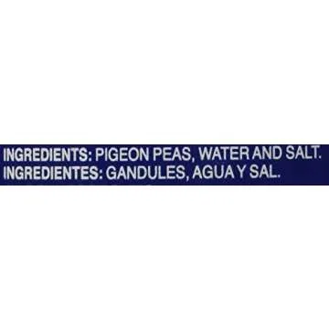 Goya Green Pigeon Peas-15 Ounce, 6 Count