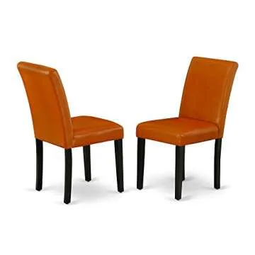 Stylish 9-Piece Dining Set with Butterfly Leaf - Black