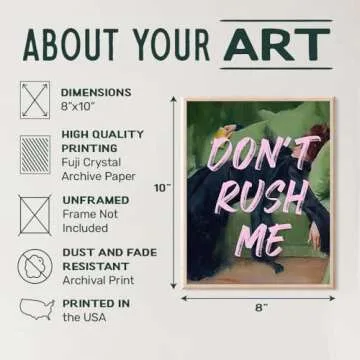 funny Bathroom Accessories for Women - Small Bathroom Decor for Women, Teen Girls - Bathroom Wall Decor - Pink Bathroom Decor Wall Art - Restroom Wall Decor, Guest Bathroom Decor, Powder room Decor