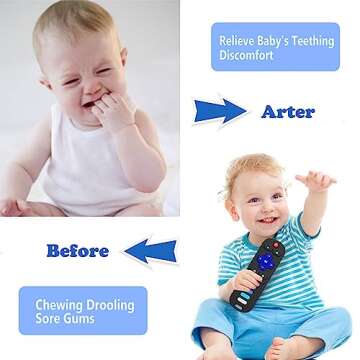 ERSIHUA Silicone Baby Teething Toys for Infants