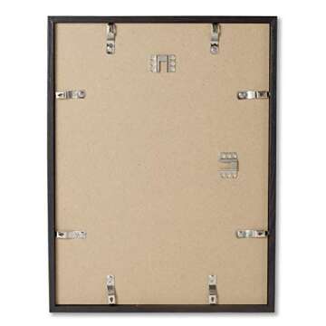 Opposite Wall - 20x20 Black Solid Oak Wood Picture Frame - Lightweight & Versatile