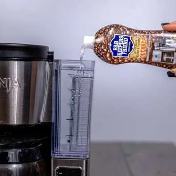 Bar Keepers Friend Coffee Maker Cleaner (2 x 12 oz) Removes Stains & Oily Residue from Espresso Machines, Carafes, Thermos, Drip Coffee Pots, Single-Cup Coffee Makers & More