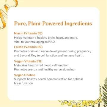 PURE SYNERGY Super B-Complex | Vitamin B Complex Made with Organic Whole Foods | Vegan Supplement with Natural Vitamin B12, Niacin, and Folate | for Energy, Focus and Mood Support (60 Tablets)