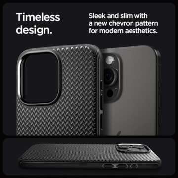 Spigen Mag Armor MagFit Designed for iPhone 15 Pro Case (2023) [Military-Grade Protection] Compatible with MagSafe - Matte Black