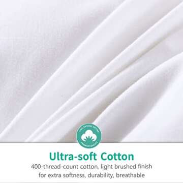 APSMILE All Season Goose Feather Down Comforter King Size Duvet - Ultra-Soft 800 Fill-Power Polish Feather Down, Medium Warmth Duvet Insert, White