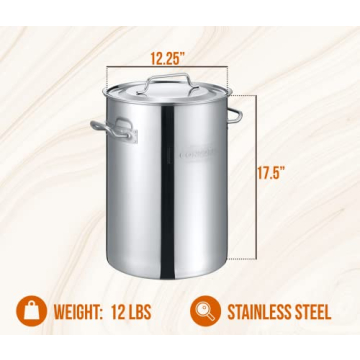 Concord Stainless Steel Deluxe Turkey Fryer Kit with Titan Burner