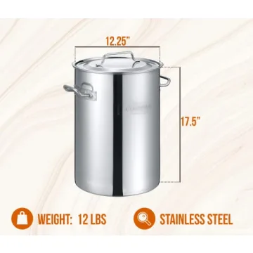 Concord Stainless Steel Deluxe Turkey Fryer Kit with Titan Burner