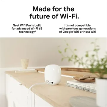 Google Nest WiFi Pro 6E Fast Mesh System Whole Home