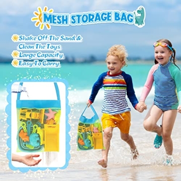 FHOZGECY 31Pcs Beach Sandbox Toys with Trucks