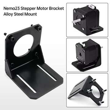 RATTMMOTOR Durable Nema23 Stepper Motor Bracket Mount