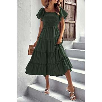 Shop PRETTYGARDEN Women's Summer Midi Dress - Stylish Comfort