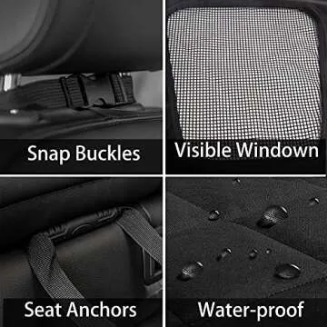 Fida Waterproof Pet Car Seat Cover - Ultimate Backseat Protector