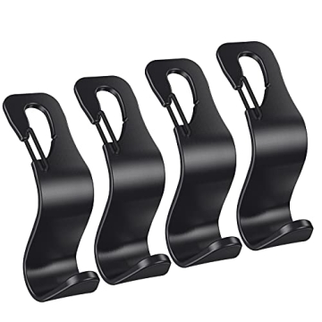 Car Seat Hooks for Purses Bags - 4 Pack Holder