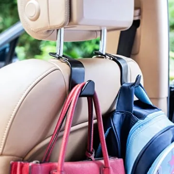 Car Seat Hooks for Purses Bags - 4 Pack Holder