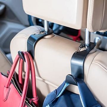 Car Seat Hooks for Purses Bags - 4 Pack Holder