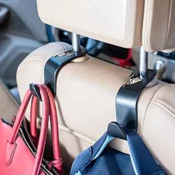 Car Seat Hooks for Purses Bags - 4 Pack Holder