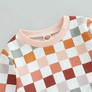 CHAUKAREAUL Toddler Baby Girl Fall Clothes Long Sleeve Sweatshirts Tops Floral Pants Outfit Newborn Infant Fall Outfit