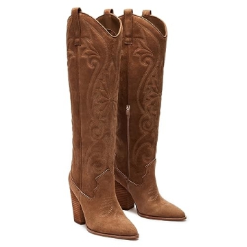 Stylish VOMIRA Knee High Cowboy Boots for Women