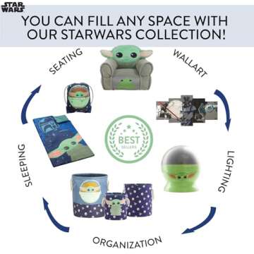 Star Wars Grogu Bean Bag Chair for Toddlers | Cozy & Fun