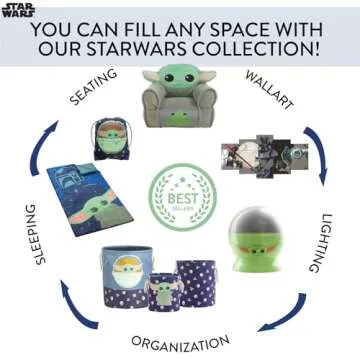 Star Wars Grogu Bean Bag Chair for Toddlers | Cozy & Fun
