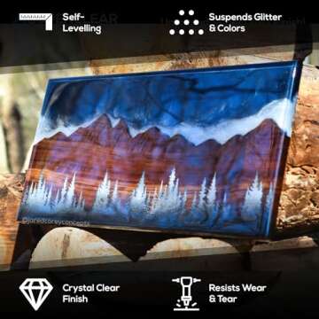 Superclear 2 Gallon Table Top Epoxy Resin | Crystal Clear Finish