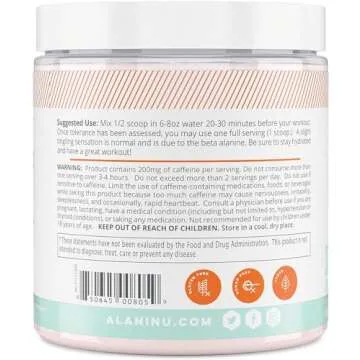 Alani Nu Pre Workout Rainbow Candy | Sugar Free Energy