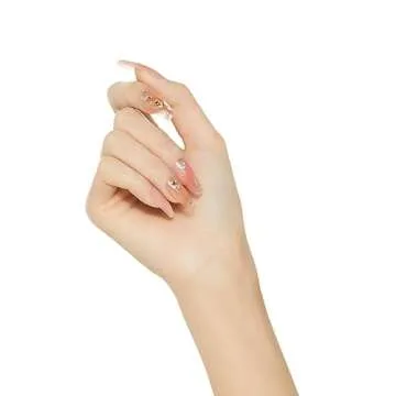 KISS Jelly Fantasy Sculpted Ready-To-Wear Fake Nails - Jelly Cat, Long, Coffin Shaped, Smudge Proof, Waterproof, No Dry Time, Durable, Flexible, DIY Manicure, Salon Quality, Long Lasting | 28 Count…