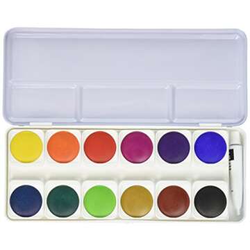 Talens Transparent Watercolor Set of 24 - Creative Painting Palette