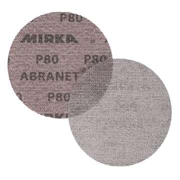 Mirka Abranet Net Disc 5 inch Grit 80 Sandpaper Discs