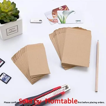 100 Pack Small Coin Envelopes for Seed & Item Storage