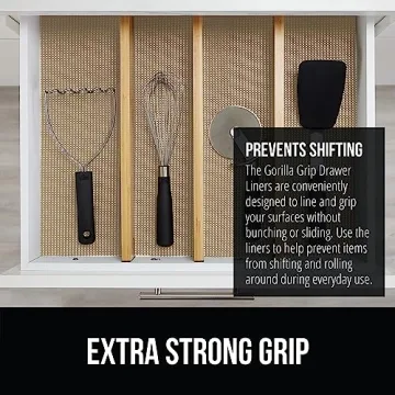 Gorilla Grip Non-Adhesive Shelf Liner 12" x 20"