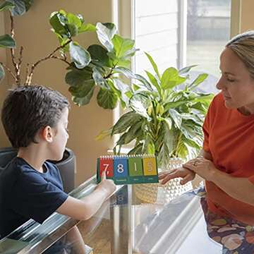 edxeducation Student Place Value Flip Chart - Thousands - Foldable Pocket Number Chart - Learn to Count by Ones, Tens, Hundreds and Thousands