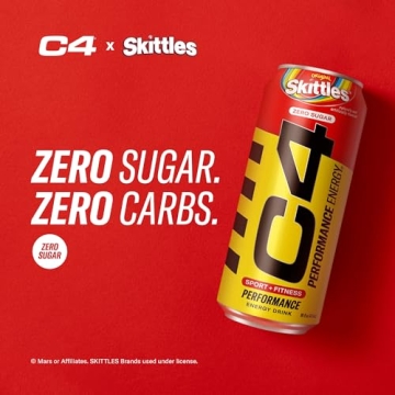 Cellucor C4 Skittles Energy Drink 200mg Caffeine