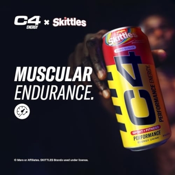 Cellucor C4 Skittles Energy Drink 200mg Caffeine